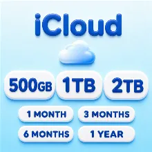 Apple iCloud+ 500 ГБ / 1 ТБ / 2 ТБ | 1-12 месяцев | Ваш Apple ID | Без входа