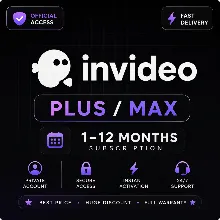 Подписка InVideo AI Plus / Max | 1–12 месяцев | Обновление / Продление | Быстрая дост
