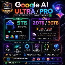 Gemini AI Pro / Ultra 20x | Flow 25k Кредитов | Готовый аккаунт | Мгновенная доставка