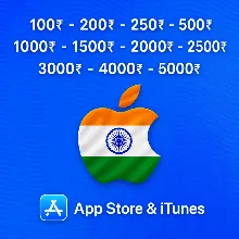 100-5000 INR - Apple & iTunes - Индия
