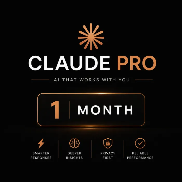 Claude Pro 1 месяц — Официальная подзарядка · Дополнительная гарантия