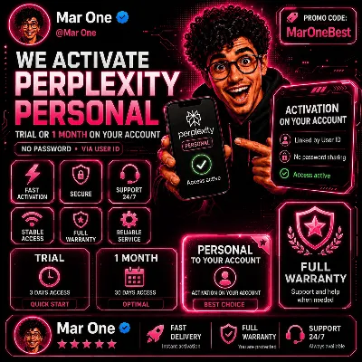 Perplexity Pro на 1 месяц | Прямая активация по User ID | Без пароля | Гарантия