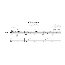 Chaconne - Secret Garden - ноты для гитары