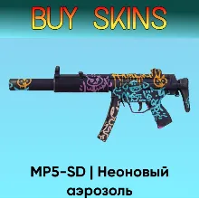 MP5-SD | Неоновый аэрозоль - отправка трейдом