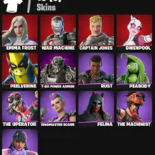 Fortnite [PC | PSN] 13 Скинов Gwenpool T-60 Power Armor War Machine