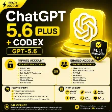 ChatGPT Plus + Codex | GPT-5.6 | Личный и общий готовый аккаунт | Быстрая выдача | По