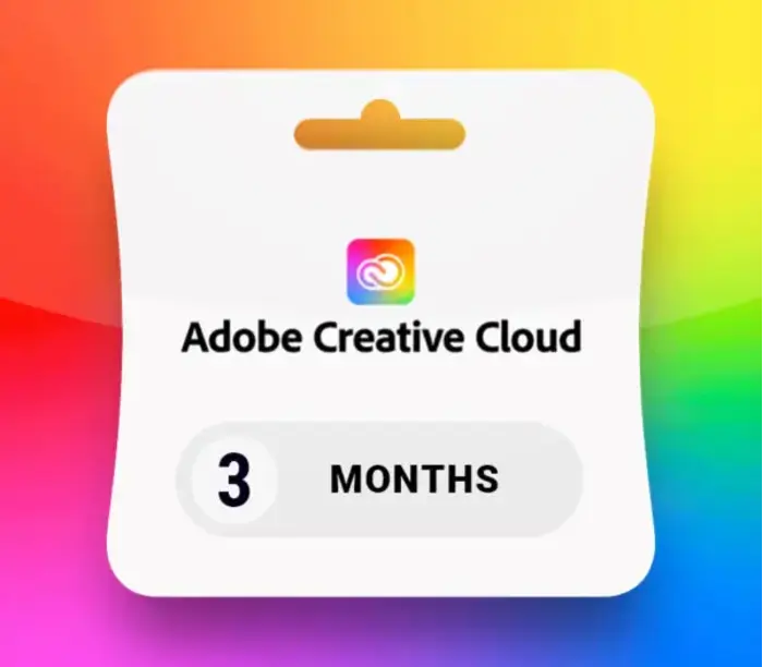 Adobe Creative Cloud 3 месяца · Личный аккаунт + 1000 ИИ · Гарантия
