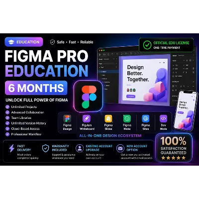 Figma Pro Education — 6 месяцев | Активация на вашем аккаунте - irongamers.ru