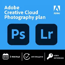 3 МЕСЯЦА Adobe Creative Cloud Photography Plan Photoshop + Lightroom