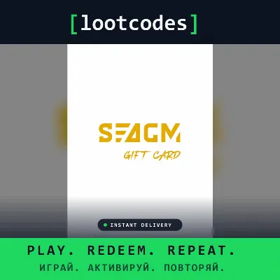 SEAGM Gift Card $1 — SEAGM Глобальный Цифровой код - irongamers.ru