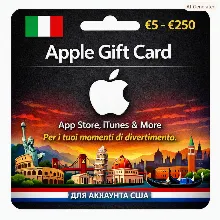 Apple Gift Card IT | €5–€250 – Apple / App Store / iTunes – Аккаунт Италия