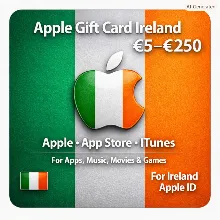 Apple Gift Card IE | €5–€250 – Apple / App Store / iTunes – Аккаунт Ирландия