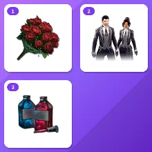Guild Wars 2 Twitch Drops (3 Items) — Bouquet of Roses + Butler Outfit +1 more