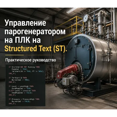 Управление парогенератором на ПЛК на Structured Text (ST). Практическое руководство - irongamers.ru