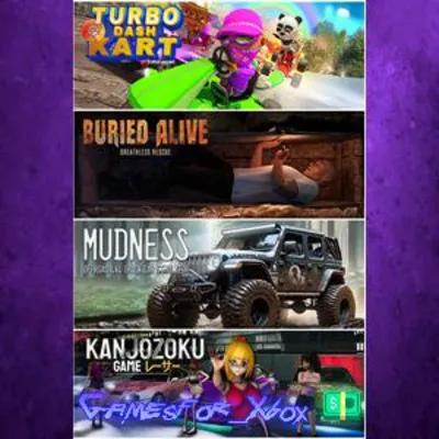 Turbo Dash Kart & Mudness Offroad & Buried Alive & Kanjozoku Game XBOX - irongamers.ru
