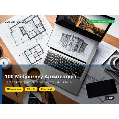 Промпты: 100 Midjourney Architecture Prompts - irongamers.ru