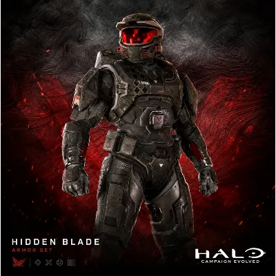 Уникальный скин HIDDEN BLADE ARMOR игра HALO CAMPAIGN EVOLVED