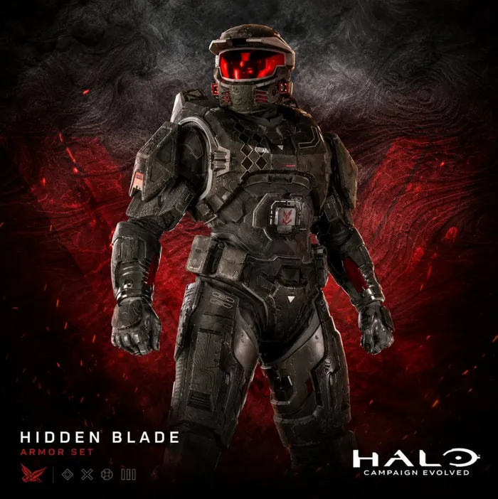 Уникальный скин Hidden Blade Armor игра HALO Campaign Evolved