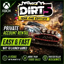 RENT DIRT 5 Year One Edition [Xbox One X|S & Xbox Series X|S] Private Account