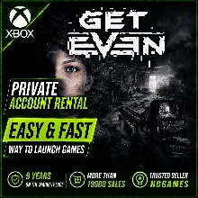 RENT Get Even [Xbox One X|S & Xbox Series X|S] Private Account