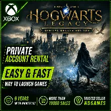 RENT Hogwarts Legacy: Digital Deluxe Edition [Xbox One & Series] Private Account