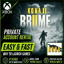 RENT Kona & Kona II: Brume [Xbox One X|S & Xbox Series X|S] Private Account