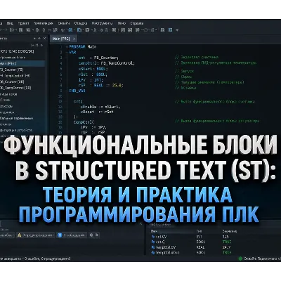 Функциональные блоки в Structured Text (ST): теория и практика программирования ПЛК - irongamers.ru