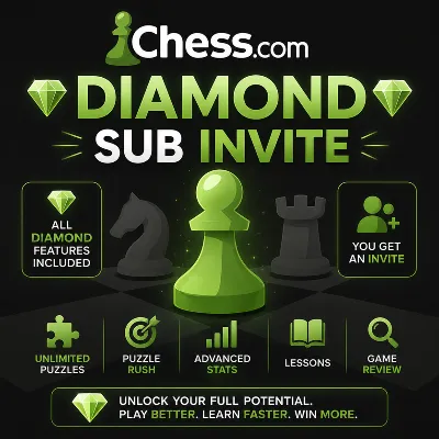 1-12 МЕСЯЦЕВ ПОДПИСКИ CHESS.COM / НА ВАШ АККАУНТ - irongamers.ru