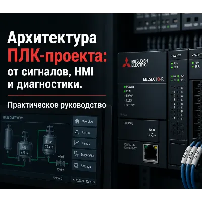 Архитектура ПЛК-проекта: от сигналов, HMI и диагностики. Практическое руководство - irongamers.ru