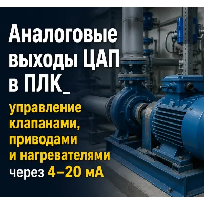 Аналоговые выходы ЦАП в ПЛК: управление клапанами, приводами и нагревателями - irongamers.ru