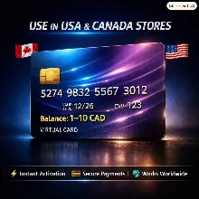 Виртуальная предоплаченная карта | Mastercard® eReward | 1–10 CAD|Canada/USA