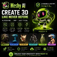 Генератор 3D-моделей и текстур Meshy AI | Подписка на 1 месяц | Приватный доступ | Мг