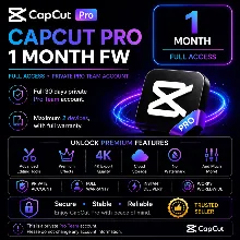 CapCut Pro — 1 месяц (30 дней) | Максимум 2 устройства | Личный аккаунт + гарантия