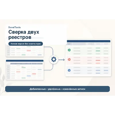 Сверка двух реестров — инструмент DovalPro - irongamers.ru