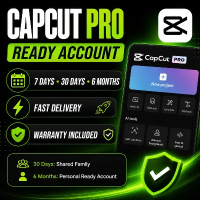 CapCut Pro | Готовый Аккаунт | 7 Дней / 30 Дней / 6 Месяцев | Быстрая Выдача|Гарантия - irongamers.ru
