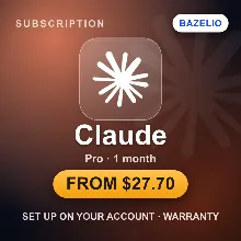 Claude Pro — подписка на ваш аккаунт · 1 месяц · оплата картой РФ