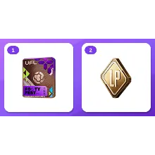 UFL Twitch Drops (2 Items) — 1 star lite pack + 50 LP