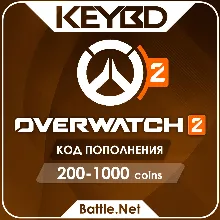 Overwatch 2 200/500/1000 Монет · Global · Battle.net