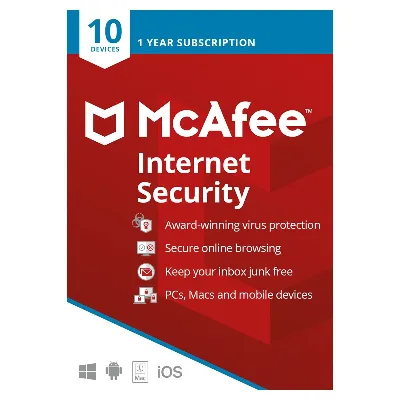McAfee Internet Security | 10 ПК | 1 год | Ссылка для скачивания | Только для Windows - irongamers.ru