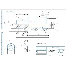 МЧ00.02.00.02 штуцер - чертеж детали в программе Компас 3D