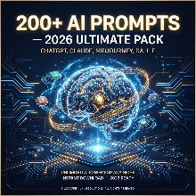 200 промптов AI 2026 ChatGPT MidJourney Claude Бизнес Контент Дизайн