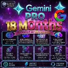 GEMINI AI PRO 18 MONTHS || VEO 3.1 + ANTIGRAVITY + BANANA + 5TB CLOUD ||