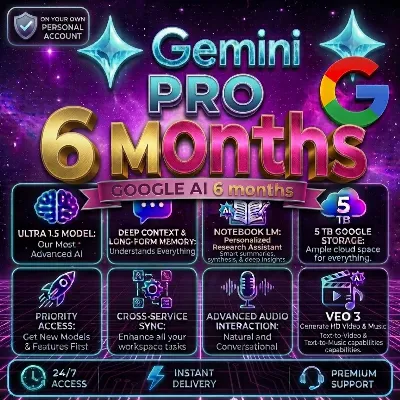 GEMINI AI PRO 6 MONTHS || VEO 3.1 + ANTIGRAVITY + BANANA + 5TB CLOUD || - irongamers.ru