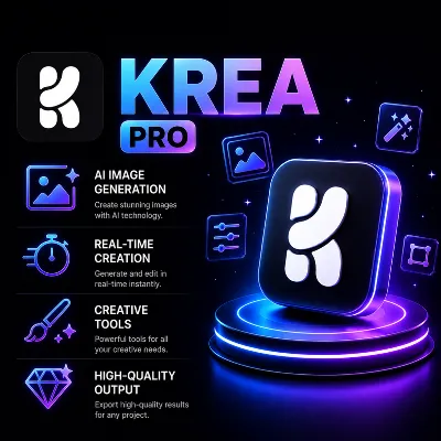 Krea AI Basic | 5 100 кредитов | 1 месяц | Быстрая доставка