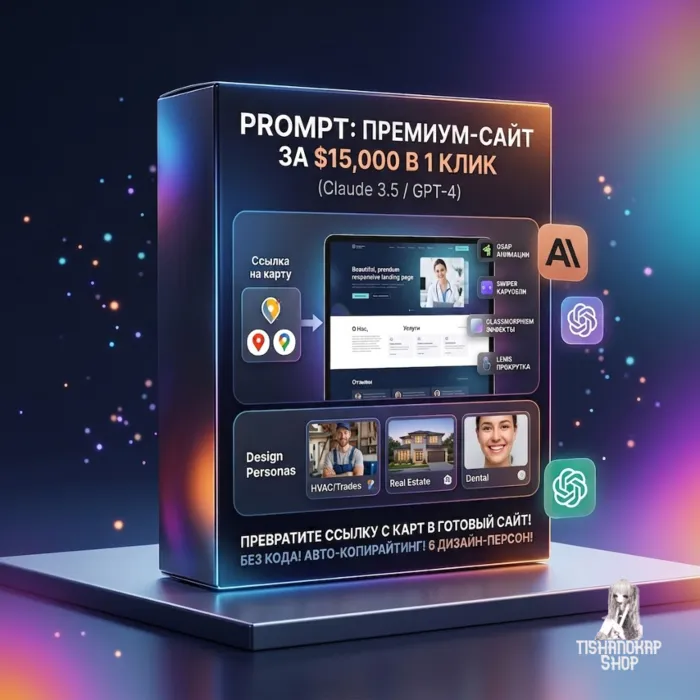 PROMPT: Премиум-сайт за $10,000 в 1 клик + DNS в подарок