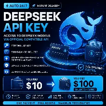 [АВТО 24/7] Баланс $100 | DeepSeek API Key | DeepSeek V4 Pro | DeepSeek V4 Flash