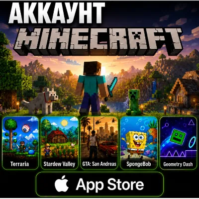 Minecraft iOS iPhone iPad AppStore Аккаунт 6-в-1 (Автовыдача 24/7) - irongamers.ru