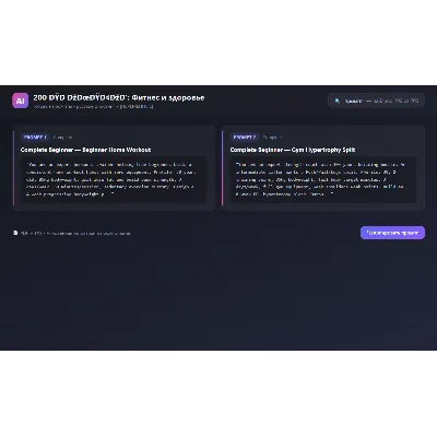 200 ПРОМПТОВ — ФИТНЕС И ЗДОРОВЬЕ | AI 2026 | ChatGPT MidJourney - irongamers.ru