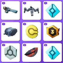 War Robots: Frontiers Twitch Drops (9 Items) — 2x Velite + Decker Chassis +7 more