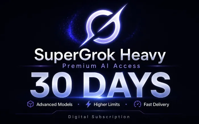 SuperGrok Heavy 3 Месяца · Пополнение или Новый аккаунт · Global
